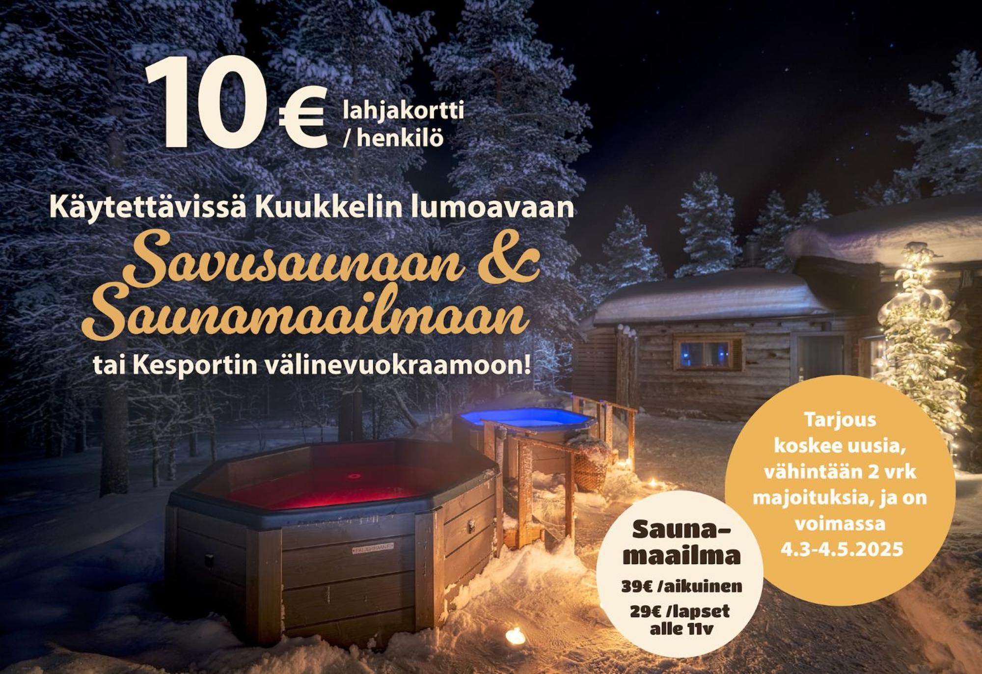 Kuukkeli Saariselkae Inn Kültér fotó